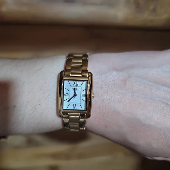 Fossil Women's Gold-Tone Watch with White Dial - Picture 2 of 7